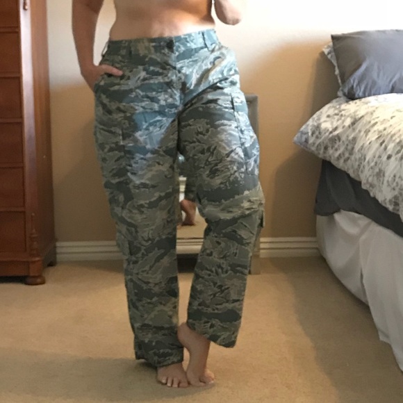 Green Air Force Camo Pants - Picture 3 of 6
